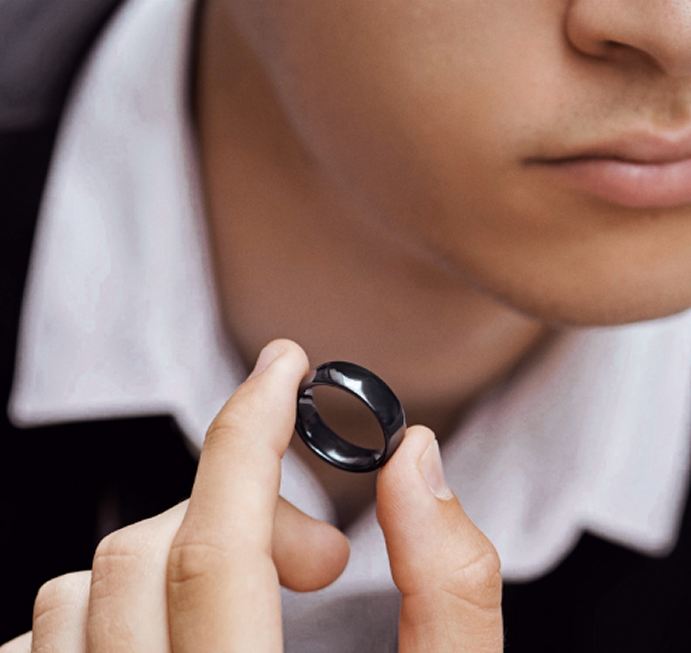 Person holding RYNG device